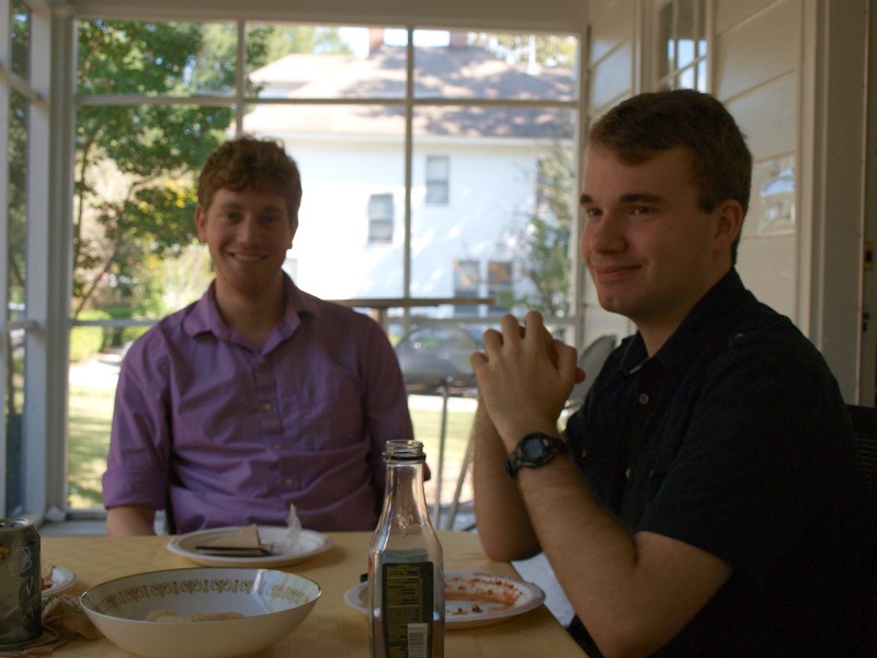 Ethan Roday '14 and Mitchell Croom '17